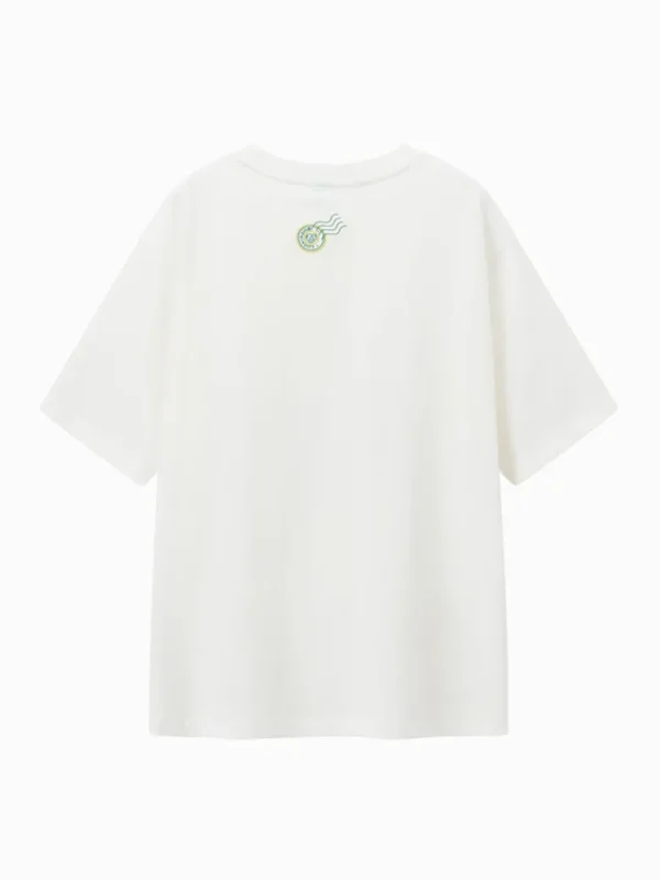 Women SEMIR Women's Knitted Comfortable Cool Antibacterial Round Neck Short Sleeves T-Shirt