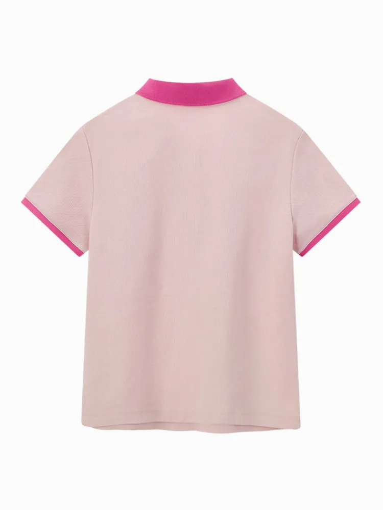 womens_knitted_comfortabl_14.webp Women SEMIR Women's Knitted Comfortable Cool Antibacterial Short- sleeve Polo