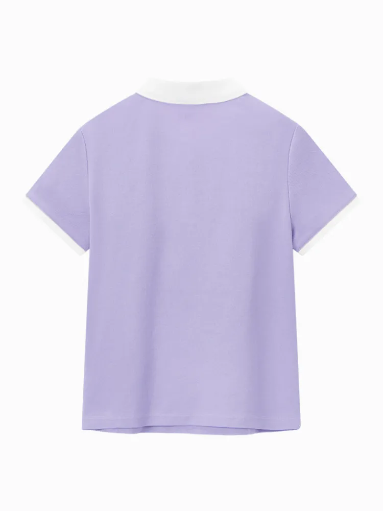 womens_knitted_comfortabl_16.webp Women SEMIR Women's Knitted Comfortable Cool Antibacterial Short- sleeve Polo