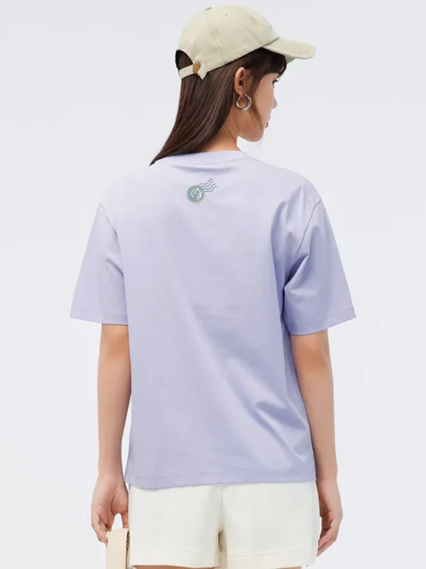 Women SEMIR Women's Knitted Comfortable Cool Antibacterial Round Neck Short Sleeves T-Shirt