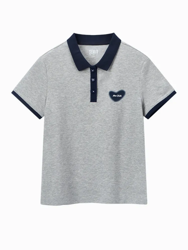 womens_knitted_comfortabl_3.webp Women SEMIR Women's Knitted Comfortable Cool Antibacterial Short- sleeve Polo
