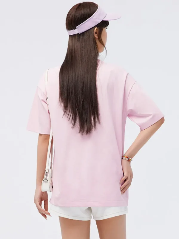 Women SEMIR Women's Knitted Comfortable Cool Antibacterial Round Neck Short Sleeves T-Shirt