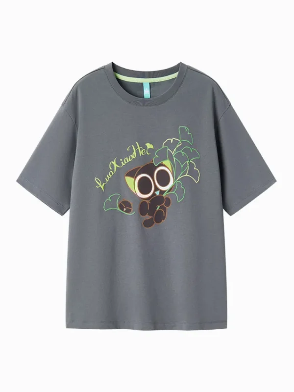 Women SEMIR Women's Knitted Comfortable Cool Antibacterial Round Neck Short Sleeves T-Shirt