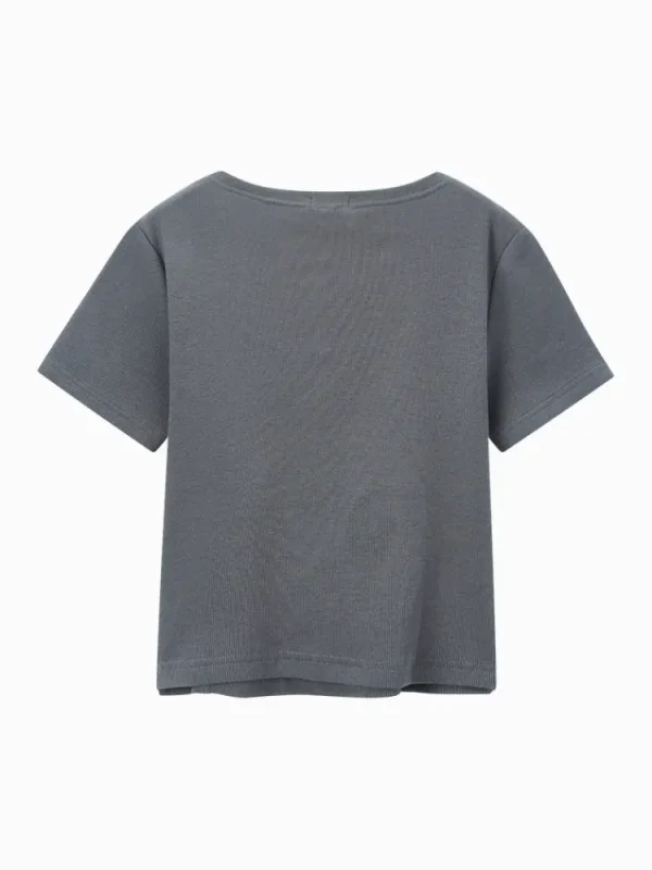 Women SEMIR Women's Knitted Other Short- sleeve T-Shirts