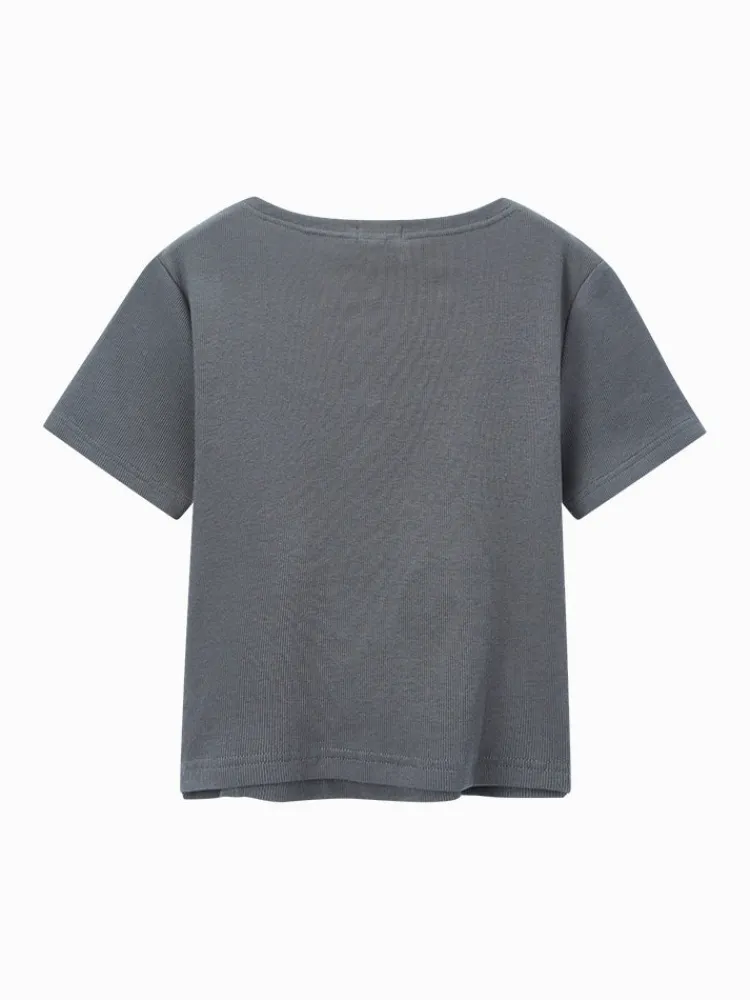 womens_knitted_other_shor_13.webp Women SEMIR Women's Knitted Other Short- sleeve T-Shirts