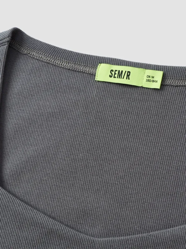 Women SEMIR Women's Knitted Other Short- sleeve T-Shirts