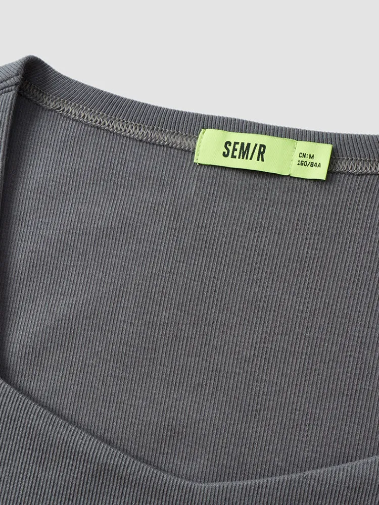 womens_knitted_other_shor_14.webp Women SEMIR Women's Knitted Other Short- sleeve T-Shirts