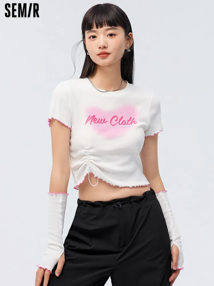 womens_knitted_round_neck_0-3.webp Women SEMIR Women's Knitted Round Neck Short Sleeves T-Shirt
