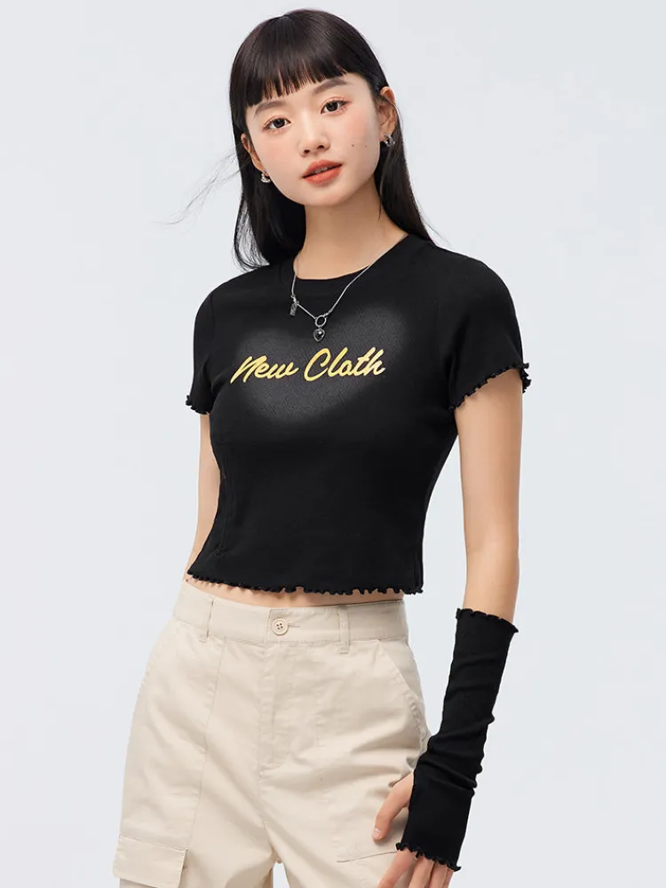 womens_knitted_round_neck_11-3.webp Women SEMIR Women's Knitted Round Neck Short Sleeves T-Shirt