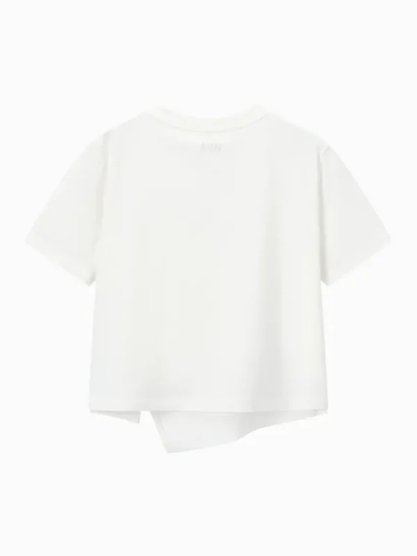 Women SEMIR Women's Knitted Round Neck Short Sleeves T-Shirt