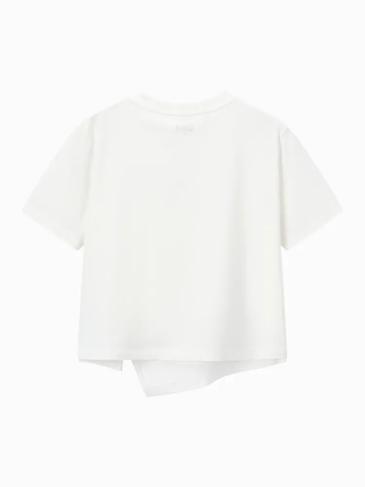 womens_knitted_round_neck_11.webp Women SEMIR Women's Knitted Round Neck Short Sleeves T-Shirt
