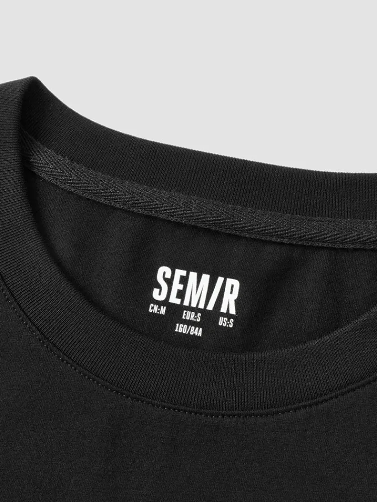 womens_knitted_round_neck_17.webp Women SEMIR Women's Knitted Round Neck Short Sleeves T-Shirt