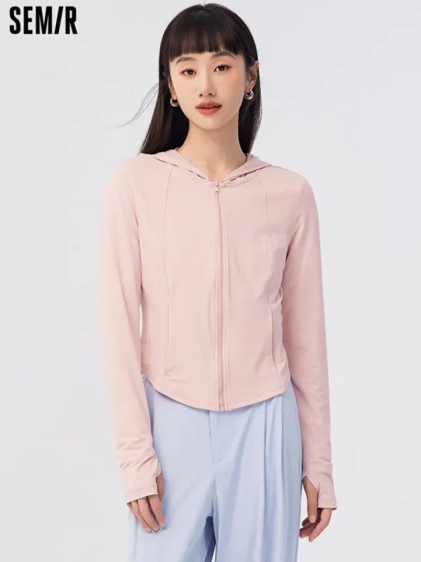 Women SEMIR Women's Knitted Sun Protection Cooling Knitted Jacket