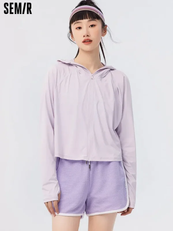 Women SEMIR Women's Knitted Sun Protection Cooling Knitted Jacket