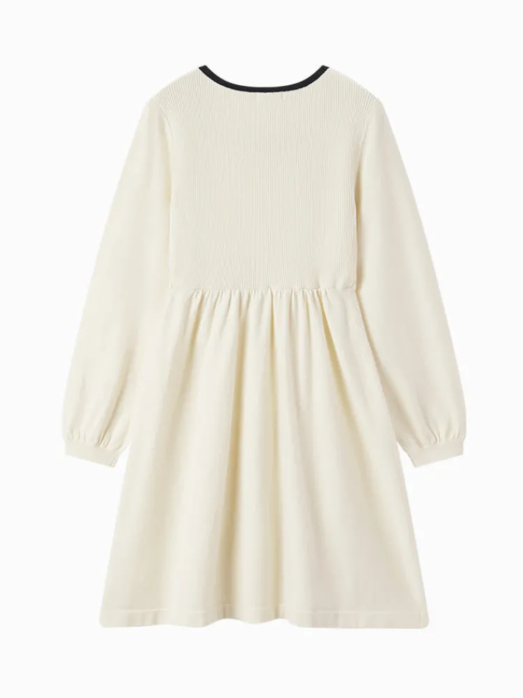 womens_light_khaki_wool_d_6.webp Women SEMIR Women's light khaki wool dress