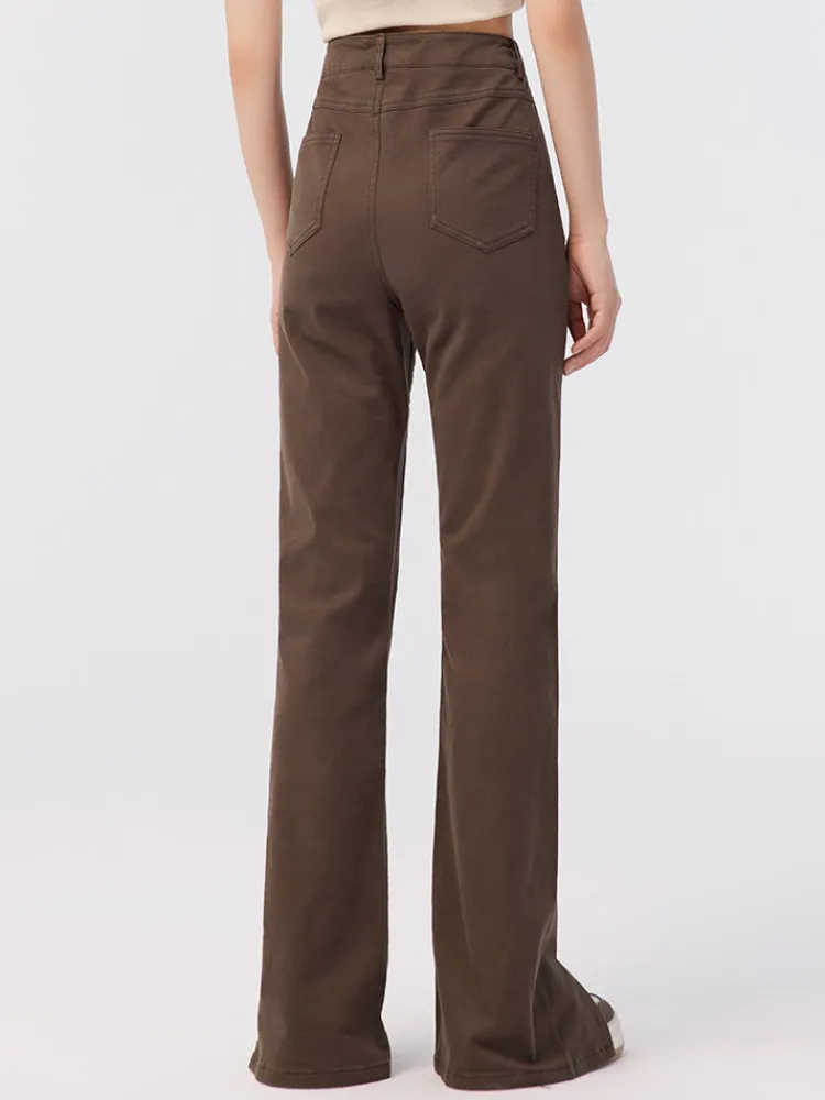 womens_stretch_washed_cot_2.webp Women SEMIR Women's Stretch Washed Cotton Flared Pants
