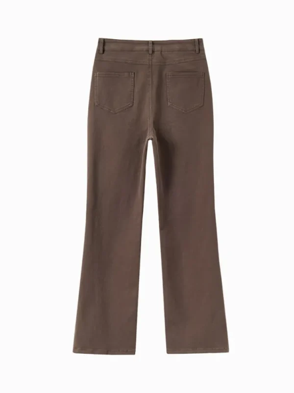 Women SEMIR Women's Stretch Washed Cotton Flared Pants