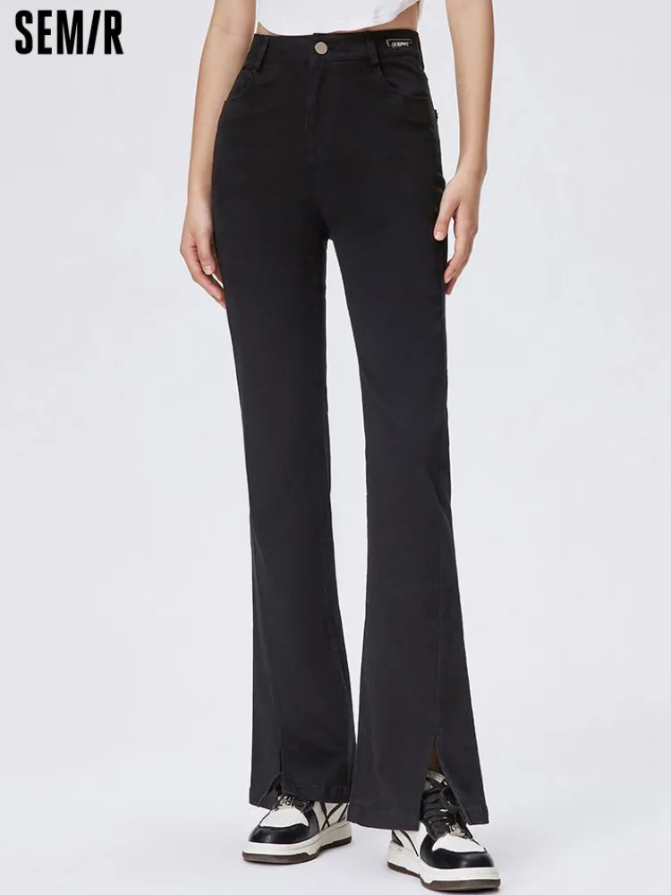 womens_stretch_washed_cot_5.webp Women SEMIR Women's Stretch Washed Cotton Flared Pants