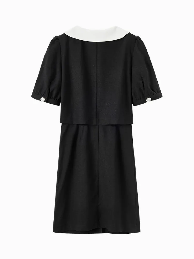 womens_textured_linenlike_6.webp Women SEMIR Women's Textured Linen-Like Woven Dress