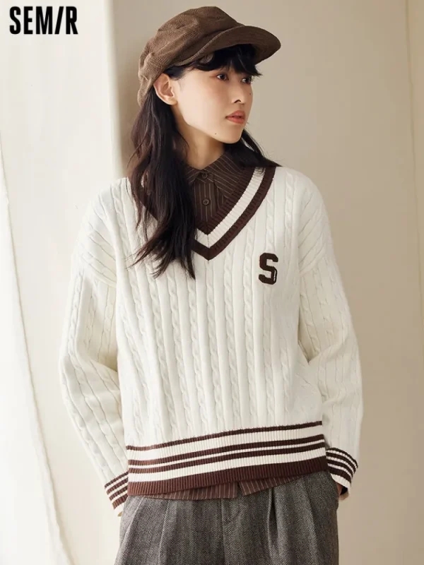 Women SEMIR Women's V-neck sweater