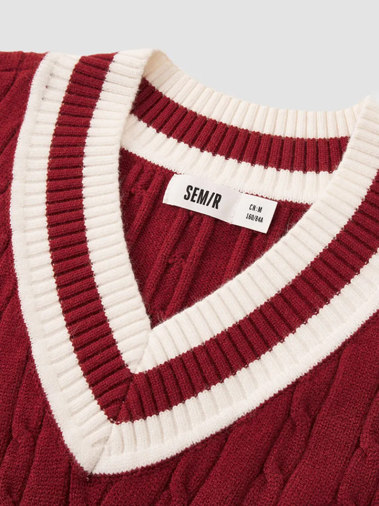 womens_vneck_sweater_7.webp Women SEMIR Women's V-neck sweater