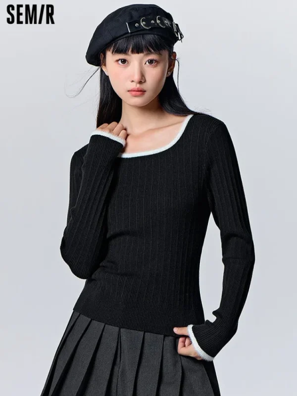 Women SEMIR Women's white and black other sweaters