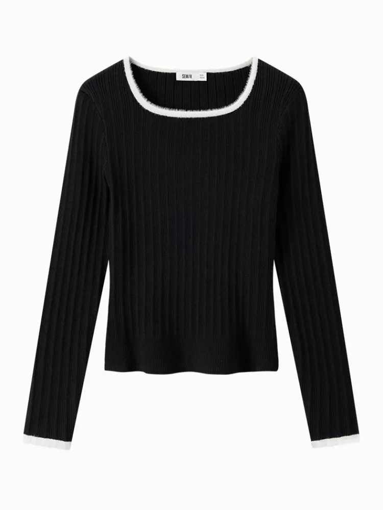 womens_white_and_black_ot_18.webp Women SEMIR Women's white and black other sweaters