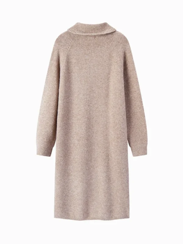 Women SEMIR Women's white woolen dress