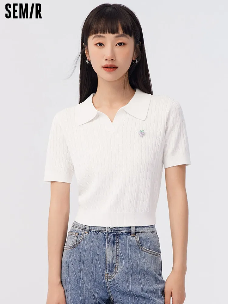 womens_worsted_lapel_swea_10.webp Women SEMIR Women's Worsted Lapel Sweater