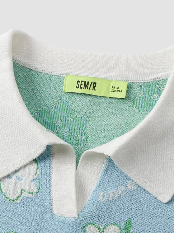 Women SEMIR Women's Worsted Lapel Sweater